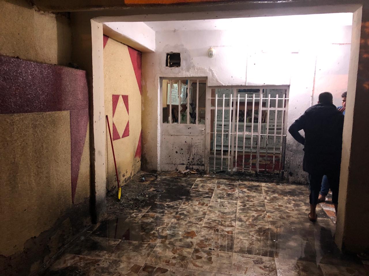 بالصور : استهداف منزل رئيس مجلس واسط برمانة هجومية