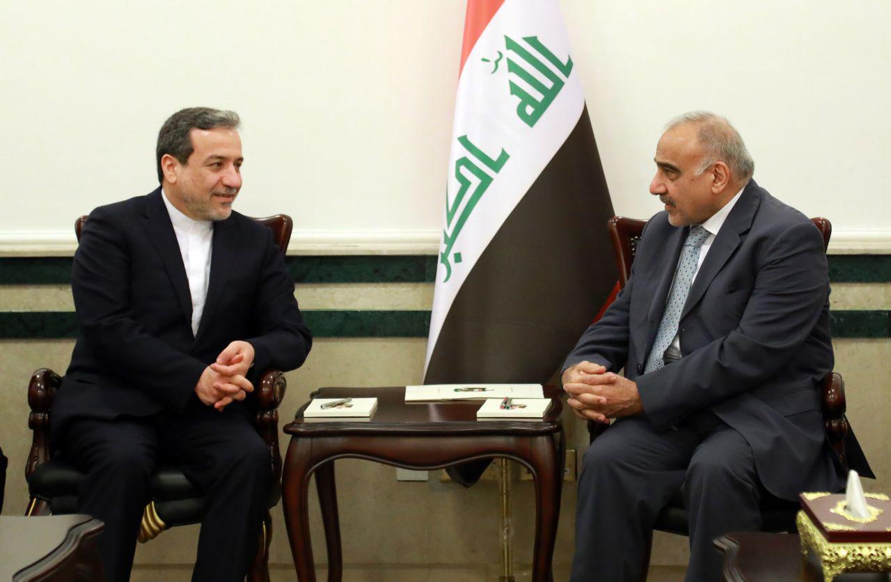 عبد المهدي يؤكد لمسؤول ايراني استعداد العراق لبناء منطقة مشتركة على غرار الاردن