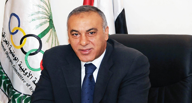 للمرة الثالثة.. رعد حمودي رئيساً للجنة الاولمبية العراقية