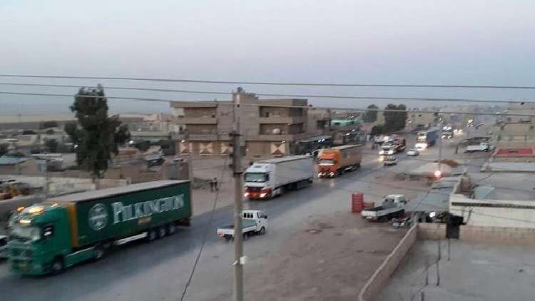 الإعلام التركي : شاحنات عسكرية امريكية دخلت سوريا عبر كردستان العراق
