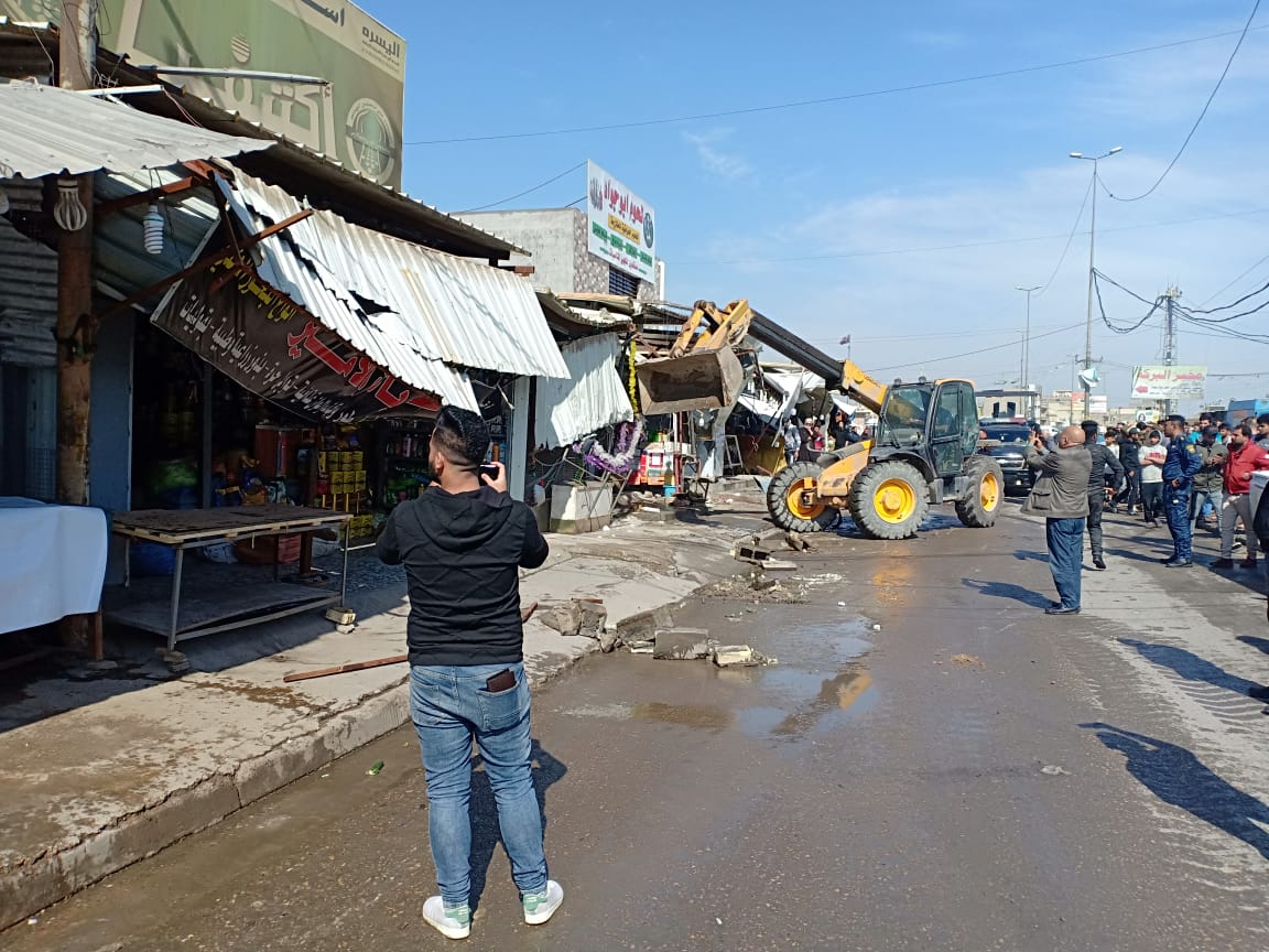 اطلاق حملة كبرى لرفع التجاوزات والعشوائيات في منطقة بغداد الجديدة