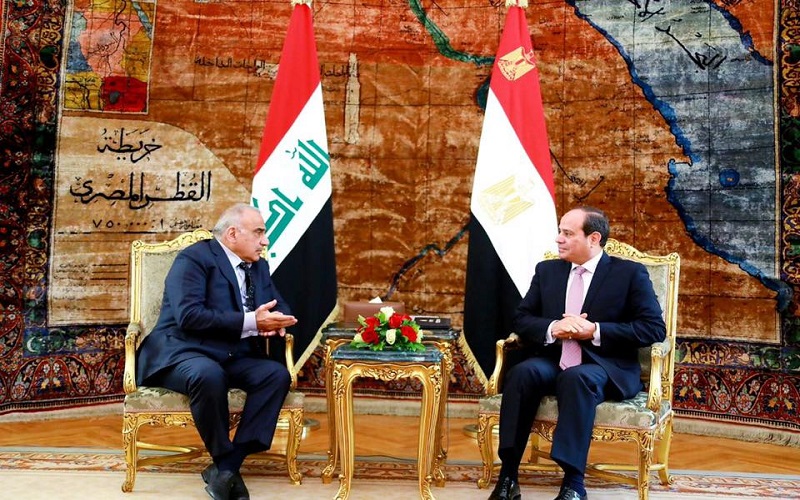 مصر تكشف تفاصيل مكالمة نقاشية بين عبد المهدي والسيسي