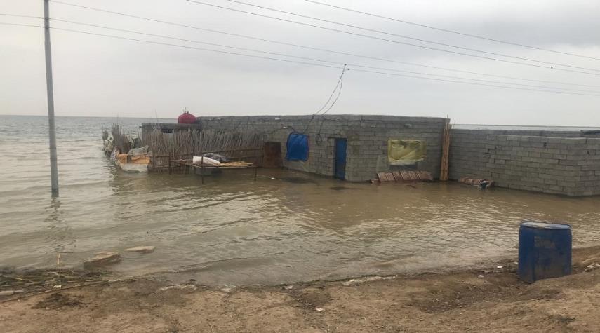 حقوق الانسان تكشف اعداد العوائل المتضررة في ميسان جراء السيول