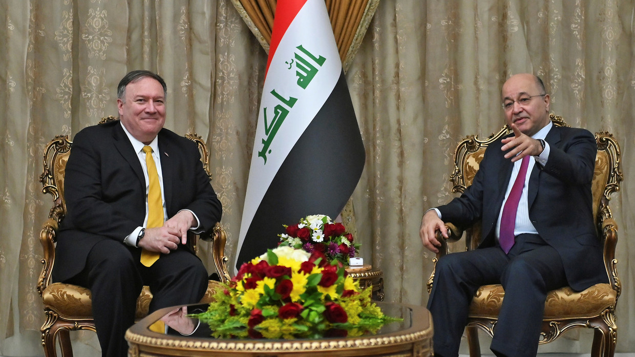 “بلومبرغ”: بومبيو بحث في بغداد صفقات طاقة ضخمة لوقف اعتماد العراق على إيران