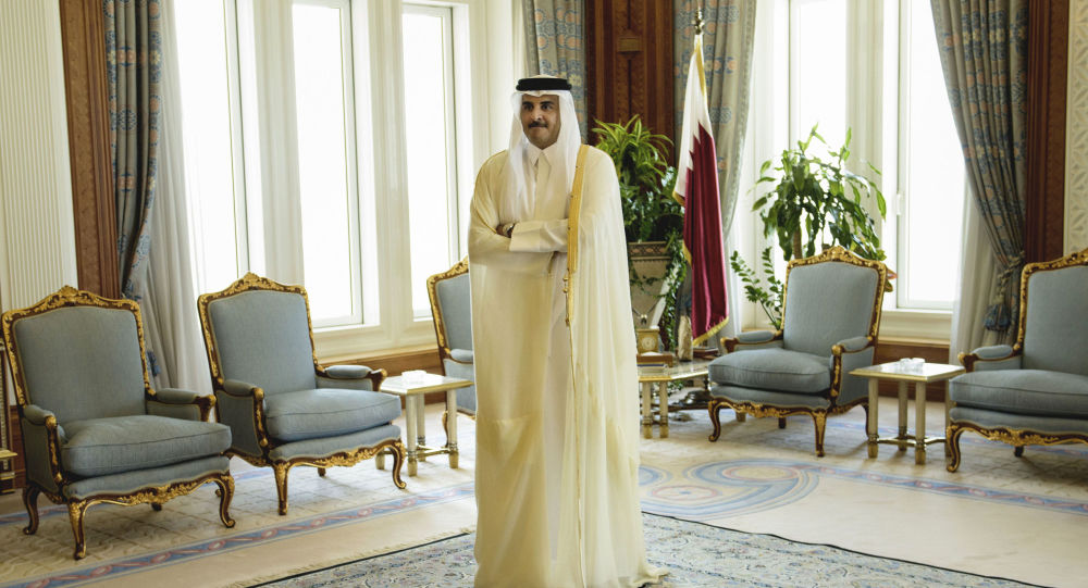 أمير قطر في العاصمة بغداد يوم الخميس