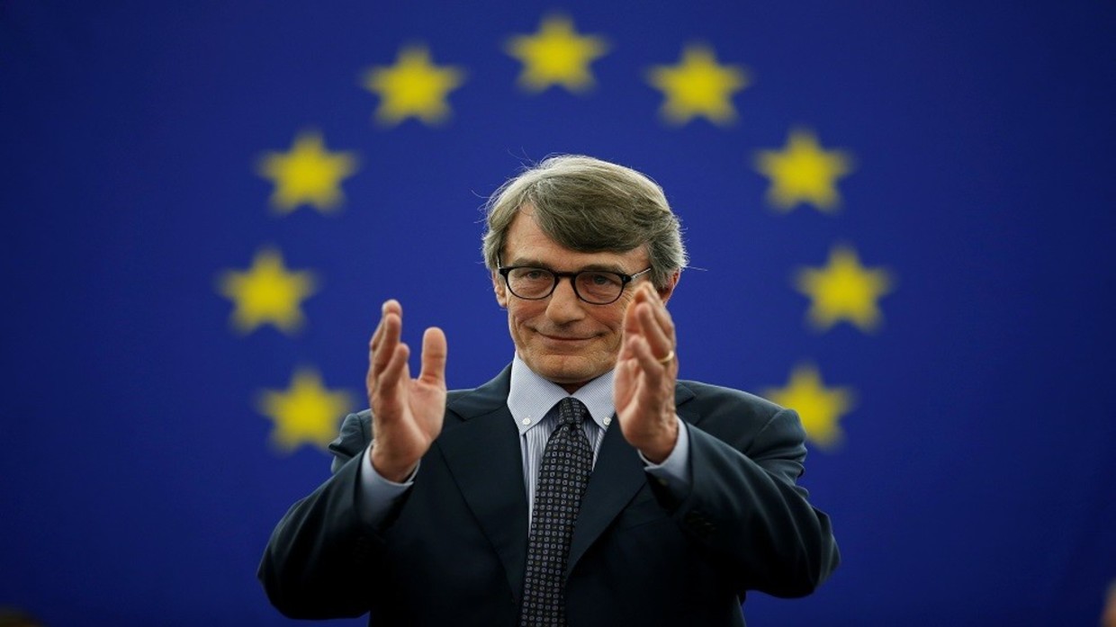 فوز الإيطالي ” ديفيد ساسولي ” برئاسة البرلمان الأوروبي