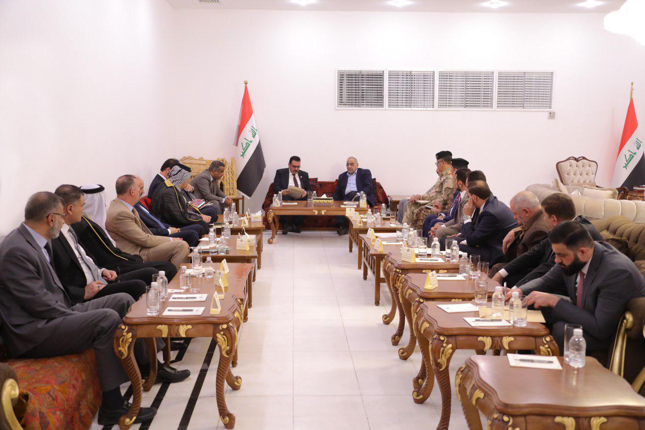 عبد المهدي يعقد اجتماعا مع لجنة الامن والدفاع النيابية