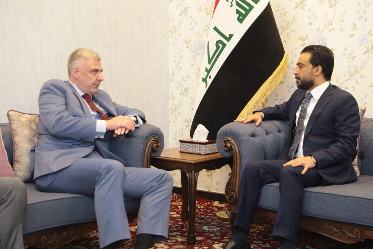 السفير الروسي يبلغ الحلبوسي: سندعم العراق في مجلس الأمن الدولي لزيادة قدرة الدفاعات الجوية العراقية