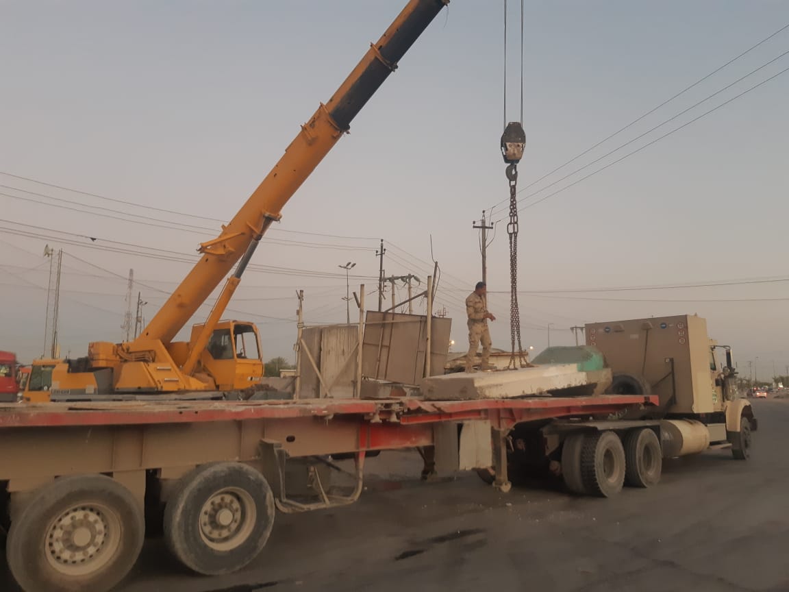رفع السيطرة الأمنية قرب ” علوة الرشيد ” جنوب بغداد