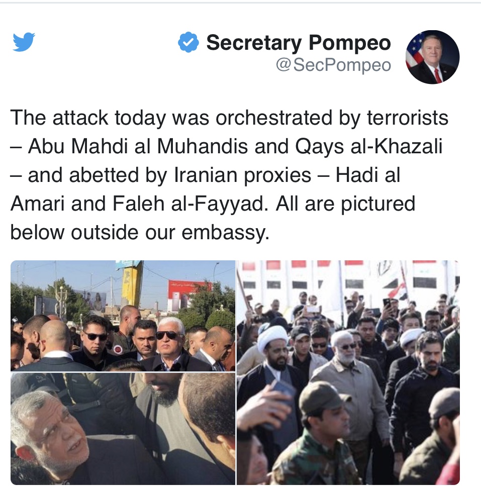 وزيرالخارجية الاميركي ينشر صور 4 أشخاص قال إنهم إرهابيين دبروا الهجوم على السفارة الأمريكية