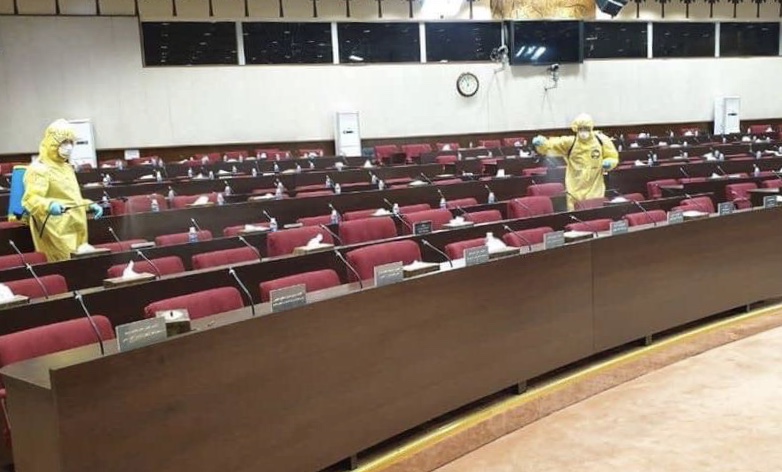 الحلبوسي يكشف عدد إصابات البرلمان بكورونا