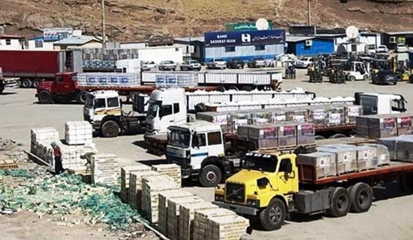 خلال 3 اشهر .. الصادرات الايرانية الى العراق تلامس مليار و 450 مليون دولار