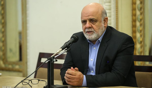 السفير الایراني في العراق: العلاقات بين طهران وبغداد ستتطور في جميع المجالات