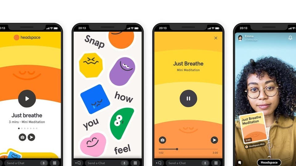 التأمل.. أول تطبيقات “سناب شات” المصغرة
