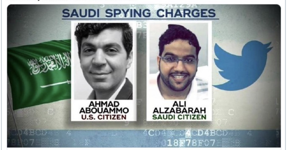 واشنطن توجه تهمآ لسعوديين متهمين بالتجسس على “تويتر” بكل انحاء الشرق الاوسط
