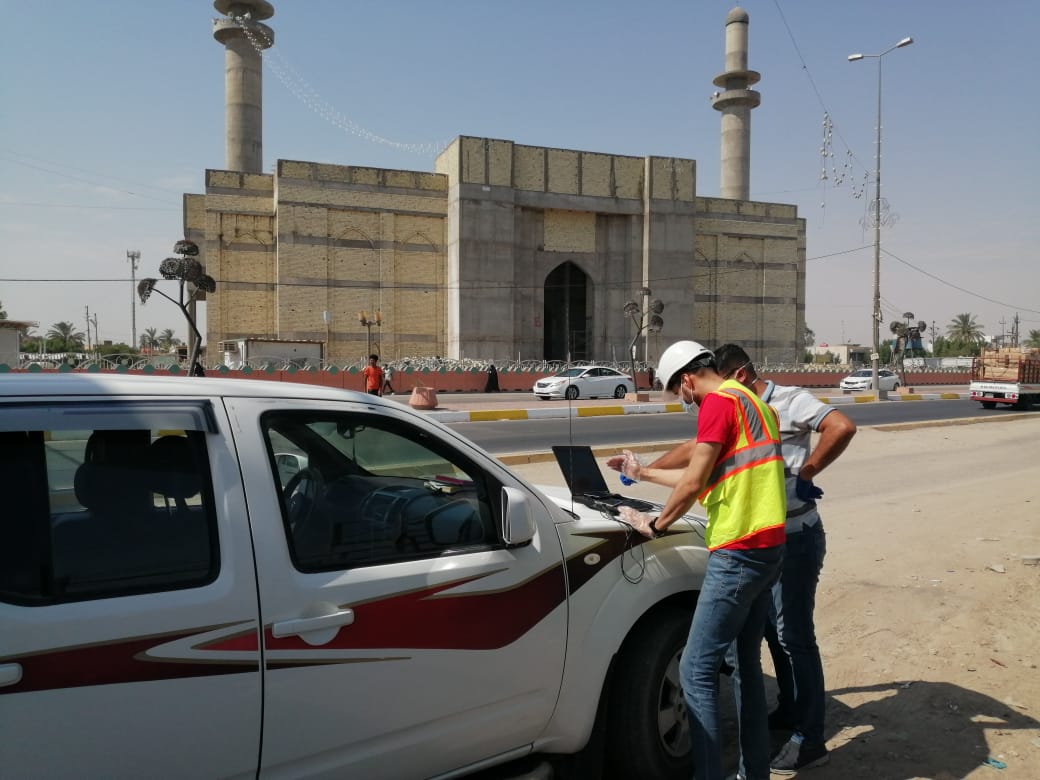 هيئة الاعلام تنظم جولات فحص ميداني لمتابعة شبكات الاتصال في كربلاء والحلة ومناطق محاذية للانبار