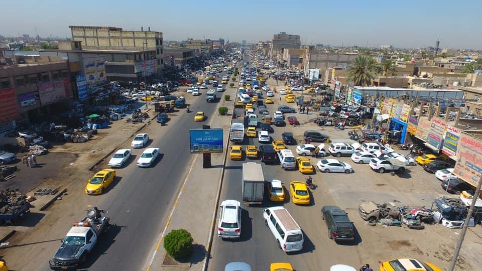 امانة بغداد تمهل اصحاب الادوات الاحتياطية في الطالبية 48 ساعة اضافية لرفع تجاوزهم عن الارصفة