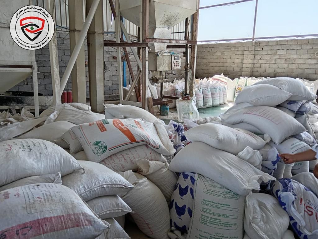 احباط تهريب 1500 طن من المواد الغذائية والأعلاف ممنوعة التداول في بغداد