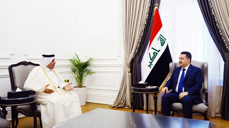 السوداني: العراق حريص على مواصلة العمل المشترك مع قطر