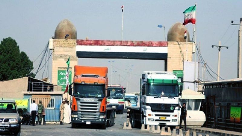 إيران تعلن تصدير بضائع إلى العراق بأكثر من ملياري دولار