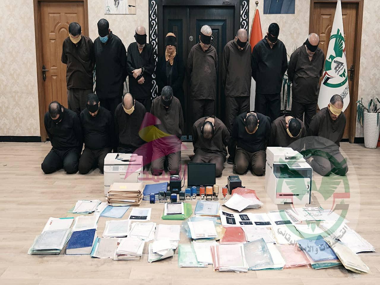 صور خاصة بشبكة تزوير العقارات التي أطاح بها أمن الحشد