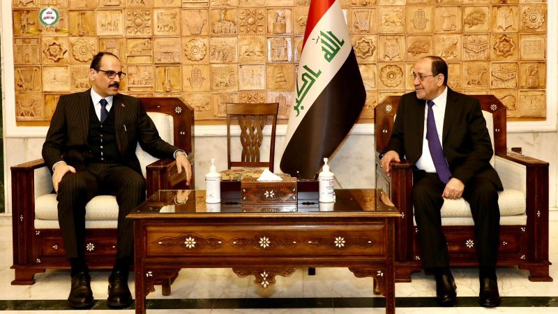 المالكي يشدد على اعتماد الحوار لحسم القضايا العالقة بين بغداد وأنقرة