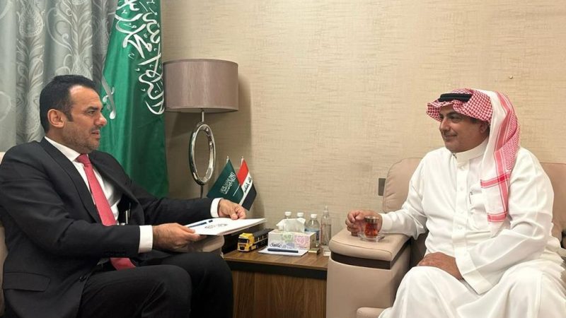 السفير السعودي يتسلم دعوة للمشاركة بمؤتمر حوار بغداد الدولي السادس