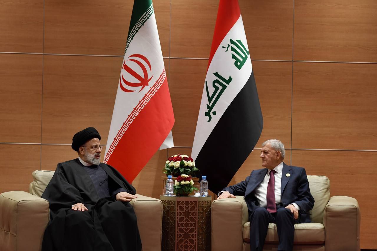 الرئيس رشيد يؤكد لنظيره الإيراني أهمية تخفيف التوترات واعتماد الحوار