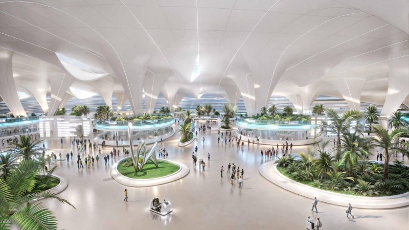 الإمارات تعلن البدء في تشييد أكبر مطار بالعالم