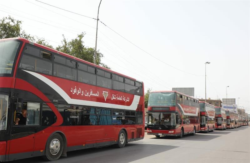وزارة النقل: افتتاح 67 خطاً للنقل الجماعي في بغداد والمحافظات