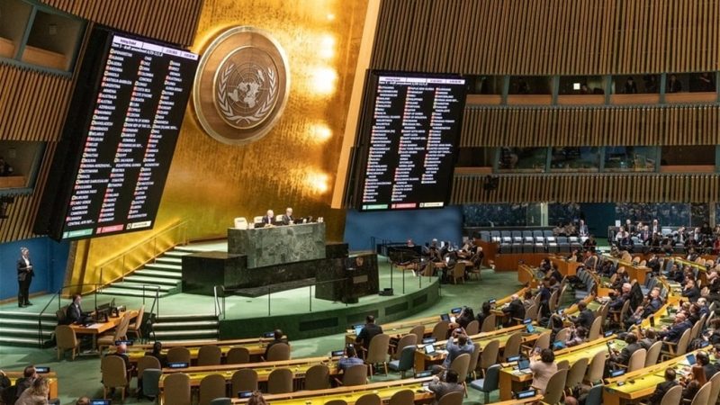 الجمعية العامة للأمم المتحدة تؤيد العضوية الكاملة لفلسطين