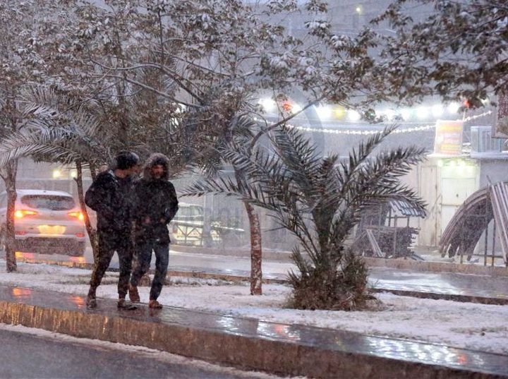 الأنواء الجوية تتوقع هطول أمطار خفيفة ومتوسطة واجواء شديدة البرودة بدءا من اليوم