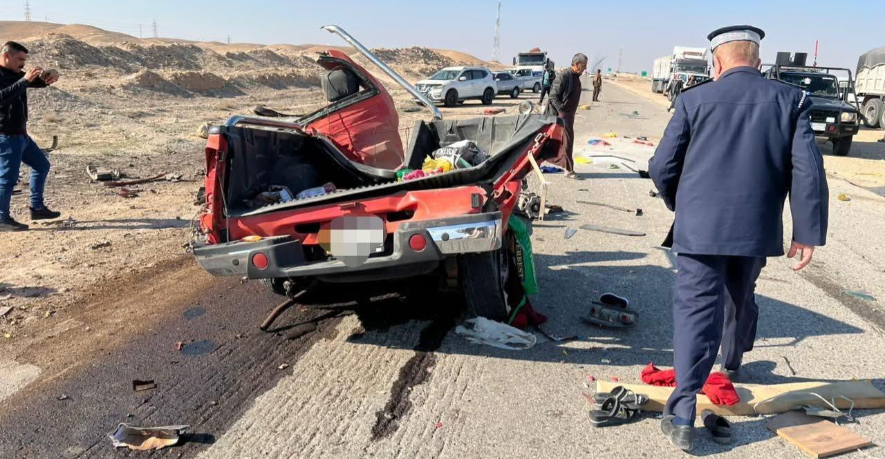 “إطار سيارة” يفجع عائلة بمصرع 7 من أفرادها في الأنبار