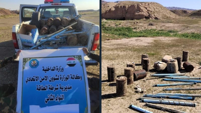شرطة الطاقة ترفع 40 عبوة ناسفة في صلاح الدين