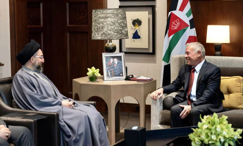 الملك الأردني يؤكد اهتمامه بتطوير التعاون بين عمّان وبغداد