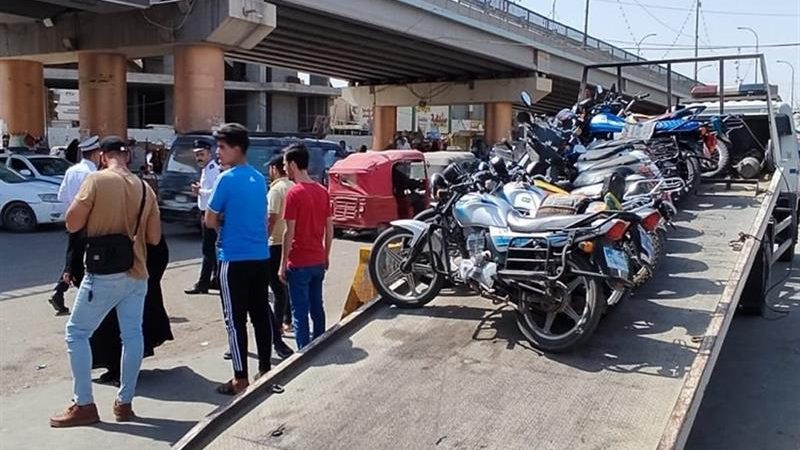 المرور العامة تمدد العمل بتنظيم حركة الدراجات النارية حتى السبت المقبل