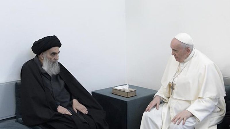 المرجعية الدينية تعزّي بوفاة البابا وتثني على جهوده في السلام والتسامح