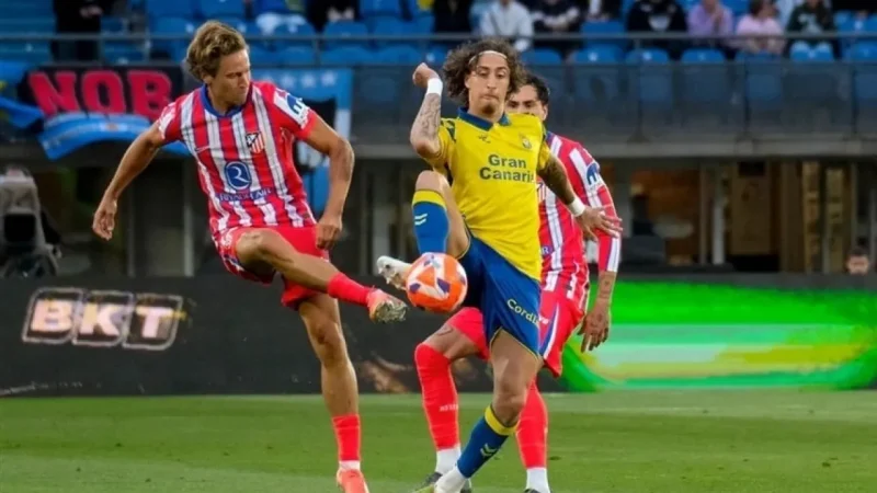 أتلتيكو مدريد يسقط أمام لاس بالماس 0-1 في الدوري الإسباني