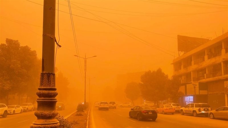 أمطار متفرقة مع موجة غبار جديدة تدخل أجواء البلاد