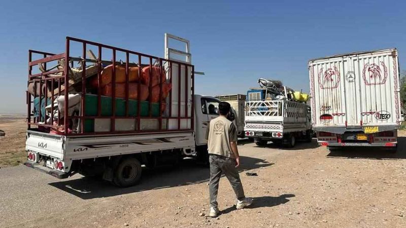 عودة أكثر من 110 عائلة نازحة من مخيم جمشكو إلى سنجار
