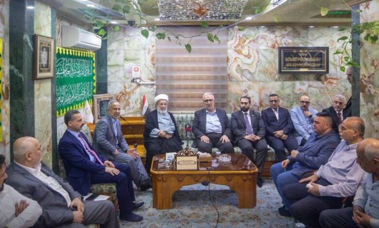 ممثل السيستاني لجرحى غزة في كربلاء: تجسدون موقف الحسين في رفض الظلم