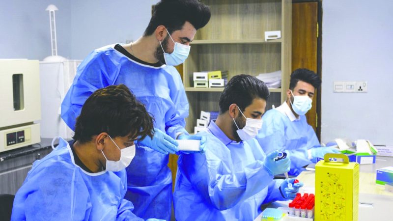 أكبر مركز للقاحات في بغداد بدعم من يونيسيف