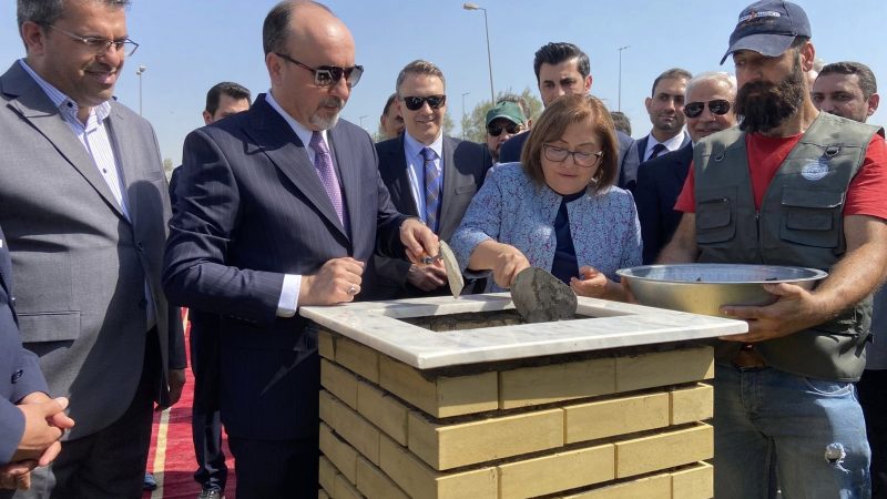 أمانة بغداد تضع الحجر الأساس لمتنزه “القاطع التركي الجديد” في الزوراء