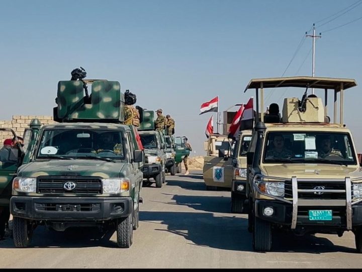 انطلاق عملية أمنية واسعة للحشد والجيش في ناحية القراج ضمن نينوى
