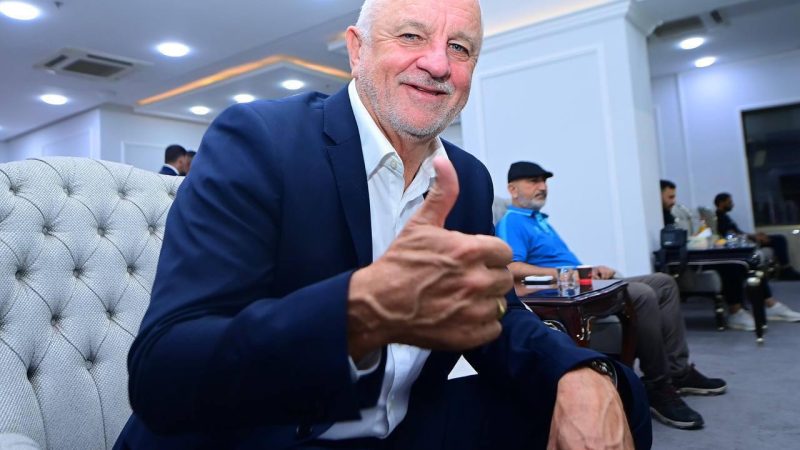 مدرب المنتخب الوطني: بغداد “جميلة وآمنة” وأسود الرافدين يمتلكون تاريخاً عريقاً