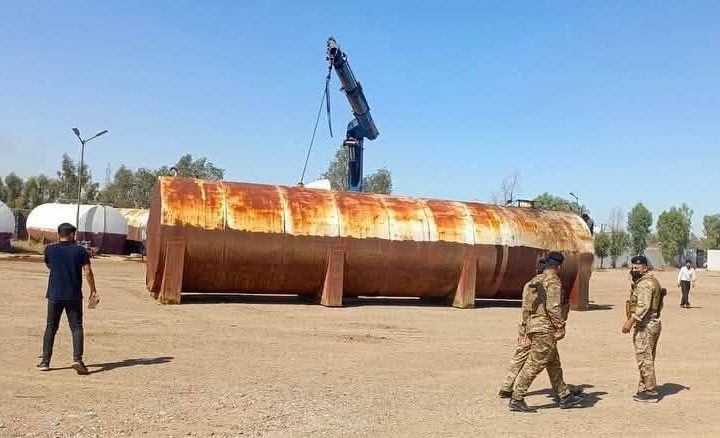 مصرع عامل واثنين من رجال الدفاع المدني إثر سقوطهم داخل خزان نفط في أربيل