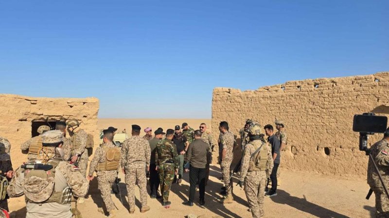 الحشد الشعبي يضبط مضافات لعصابات داعش في الصحراء الكبرى
