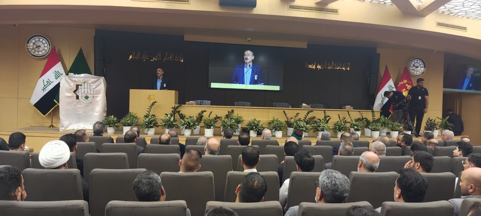 انطلاق مهرجان فتوى الدفاع المقدسة في كربلاء وإزاحة الستار عن موسوعة خطب الجمعة
