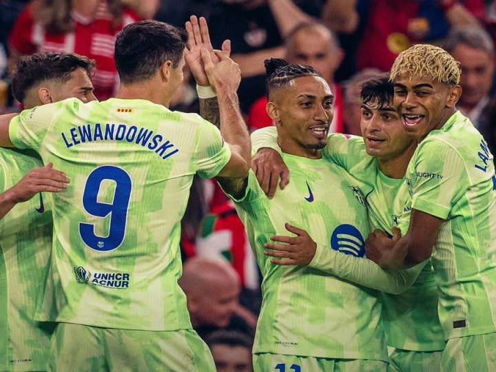 برشلونة ينهي الموسم بفوز كبير ويتوج بطلاً لليجا 2024–2025