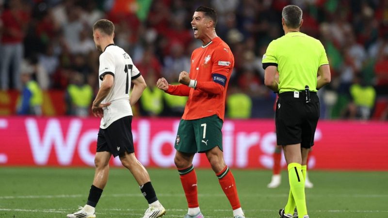 رونالدو يقود البرتغال لنهائي دوري الامم